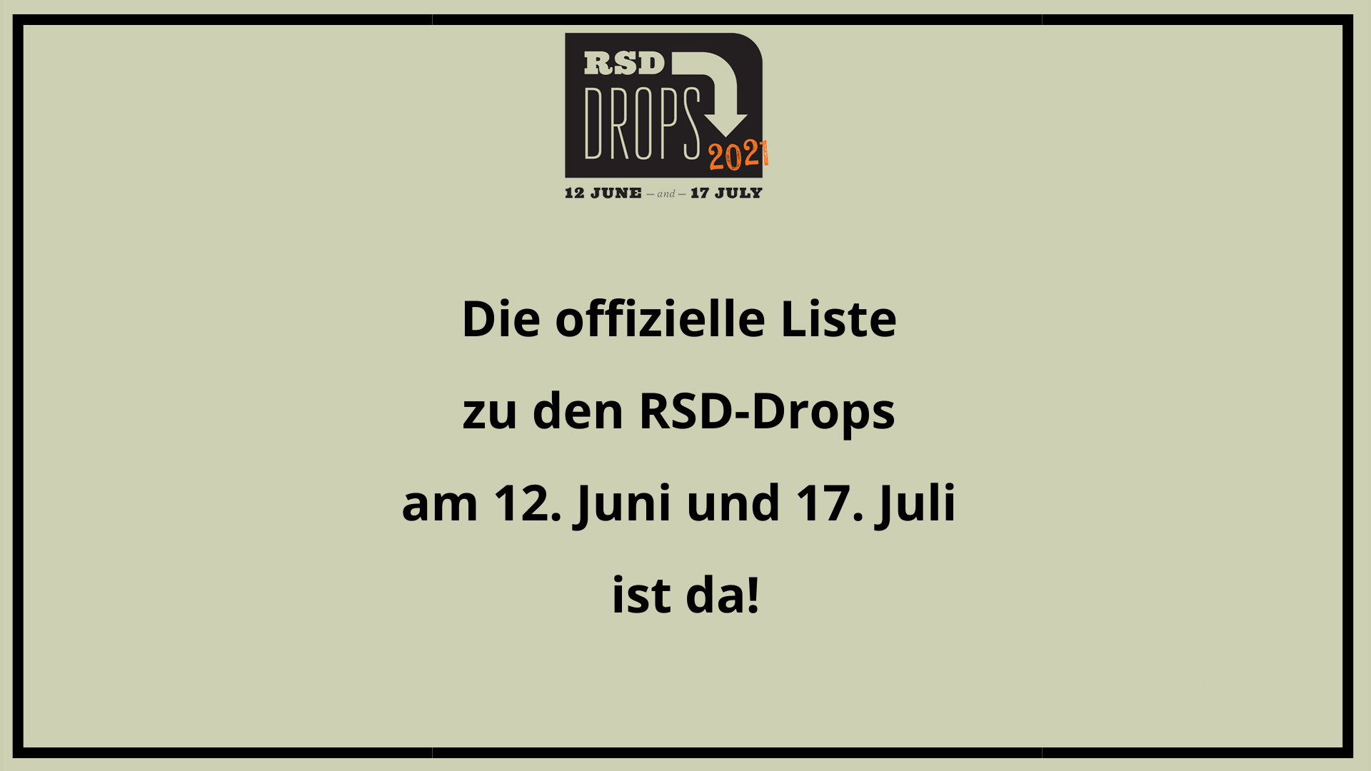 You are currently viewing Die offizielle Liste zu den RSD-Drops am 12. Juni und 17. Juli ist da!