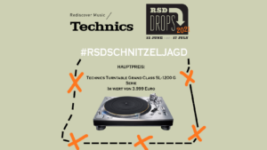 Read more about the article Schnitzeljagd zum RSD 2021: Noch bis 31. Juli mitmachen und einen Technics Turntable Grand Class SL-1200G-Serie im Wert von 3.999 € gewinnen!