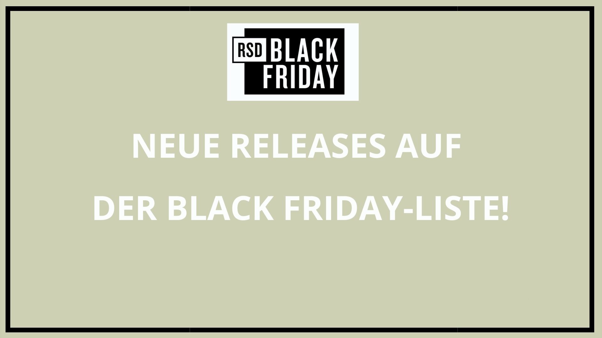 You are currently viewing Weitere RSD-Releases zum Black Friday 2021 angekündigt