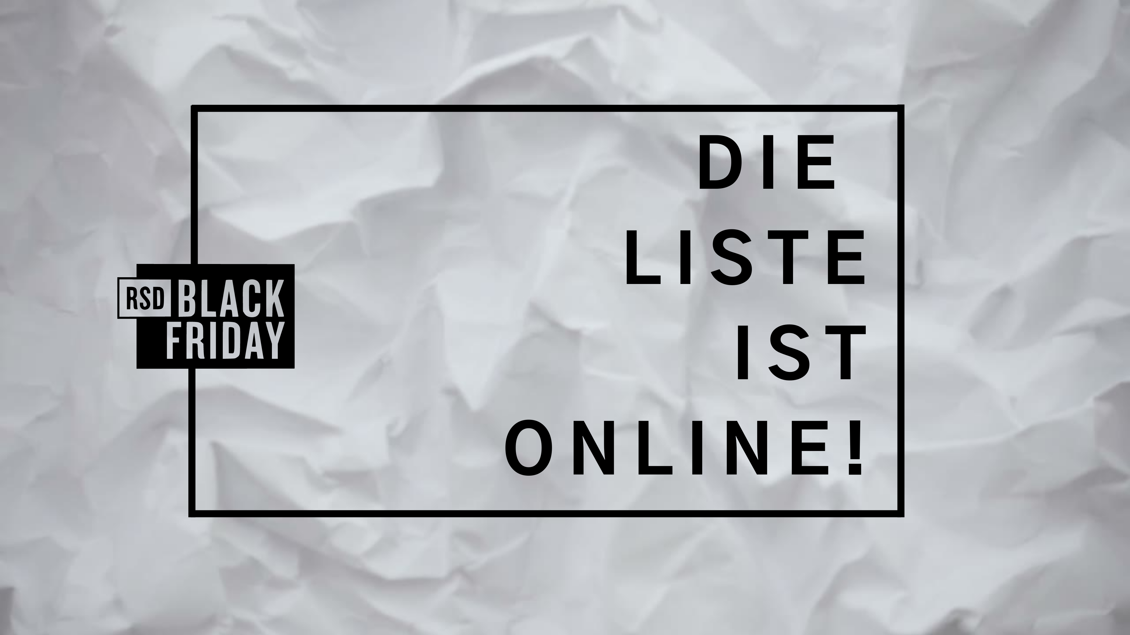 You are currently viewing Der RSD Black Friday 2022 steht am 25. November 2022 an!