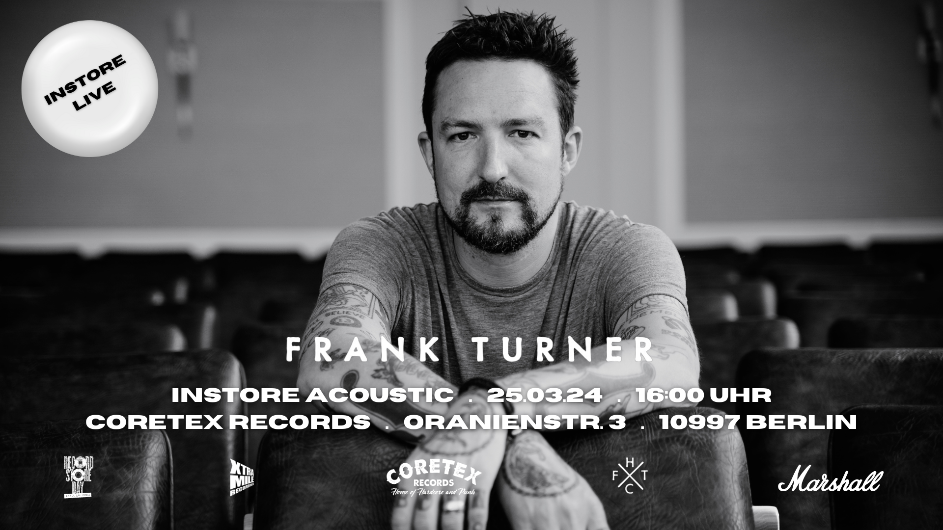 You are currently viewing BOTSCHAFTER FRANK TURNER SPIELT IN-STORE-GIG IN BERLIN UND LÄDT ZUM PRE-LISTENING